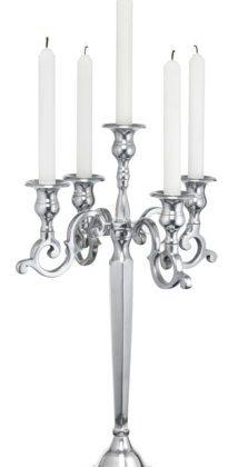 SREBRN SVEČNIK - ZA 5 SVEČ