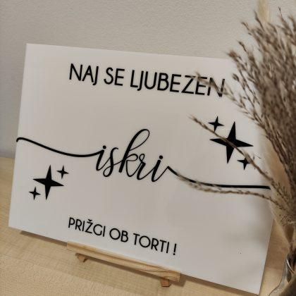 NAJ SE LJUBEZEN ISKRI - BELA