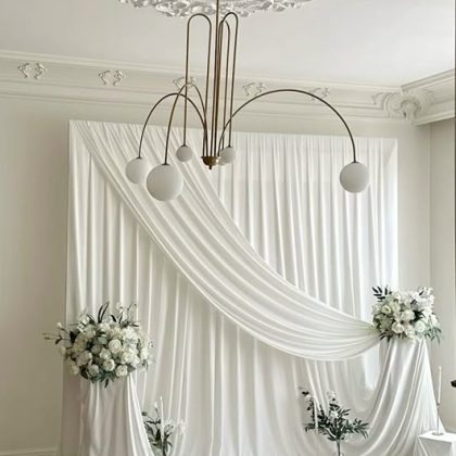 DRAPING ZAVESA - BELA